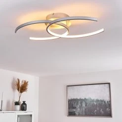 Hofstein Guinea Deckenleuchte LED Titan, 2-flammig -LED Leuchten Verkäufe 2022 guinea deckenleuchte h3372418 2