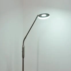 Hofstein Gulkana Stehleuchte LED Nickel-Matt, 1-flammig, Farbwechsler -LED Leuchten Verkäufe 2022 gulkana stehleuchte h3306604 10