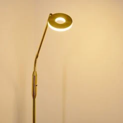 Hofstein Gulkana Stehleuchte LED Gold, 1-flammig -LED Leuchten Verkäufe 2022 gulkana stehleuchte h3306635 14