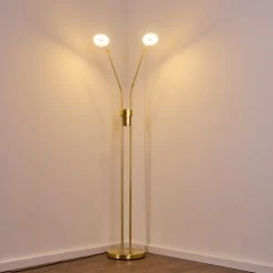 Hofstein Gulkana Stehleuchte LED Gold, 2-flammig -LED Leuchten Verkäufe 2022 gulkana stehleuchte h3308790 11