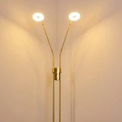 Hofstein Gulkana Stehleuchte LED Gold, 2-flammig -LED Leuchten Verkäufe 2022 gulkana stehleuchte h3308790 2