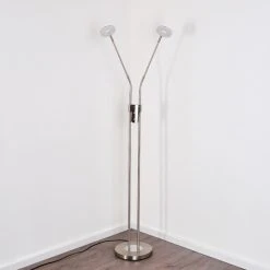 Hofstein Gulkana Stehleuchte LED Nickel-Matt, 2-flammig -LED Leuchten Verkäufe 2022 gulkana stehleuchte h3357880 16