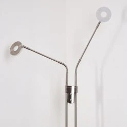 Hofstein Gulkana Stehleuchte LED Nickel-Matt, 2-flammig -LED Leuchten Verkäufe 2022 gulkana stehleuchte h3357880 4