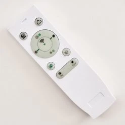 Hofstein Haderup Deckenleuchte LED Chrom, Wei&szlig;, 1-flammig, Fernbedienung, Farbwechsler -LED Leuchten Verkäufe 2022 haderup deckenleuchte h3169384 do1 24