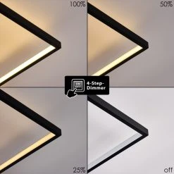 Hofstein Hagenberg Deckenleuchte LED Schwarz, Holz hell, 1-flammig -LED Leuchten Verkäufe 2022 hagenberg deckenleuchte h3312254 4