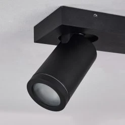 Hofstein Hakamken Deckenleuchte LED Schwarz, 2-flammig -LED Leuchten Verkäufe 2022 hakamken deckenleuchte h3438503 2