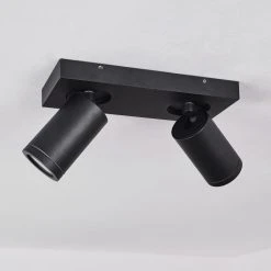 Hofstein Hakamken Deckenleuchte LED Schwarz, 2-flammig -LED Leuchten Verkäufe 2022 hakamken deckenleuchte h3438503 7