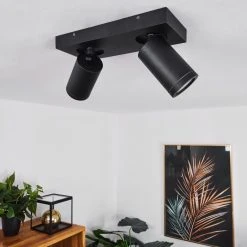 Hofstein Hakamken Deckenleuchte LED Schwarz, 2-flammig -LED Leuchten Verkäufe 2022 hakamken deckenleuchte h3438503 9