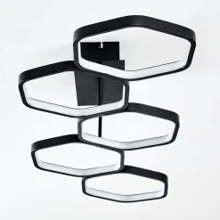 Hofstein Halmstad Deckenleuchte LED Schwarz, 1-flammig -LED Leuchten Verkäufe 2022 halmstad deckenleuchte h3308332 12