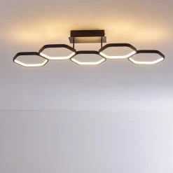 Hofstein Halmstad Deckenleuchte LED Schwarz, 1-flammig -LED Leuchten Verkäufe 2022 halmstad deckenleuchte h3308332 7