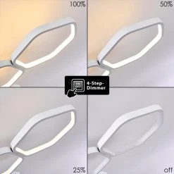 Hofstein Halmstad Deckenleuchte LED Wei&szlig;, 1-flammig -LED Leuchten Verkäufe 2022 halmstad deckenleuchte h3308356 3