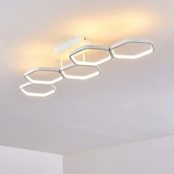 Hofstein Halmstad Deckenleuchte LED Wei&szlig;, 1-flammig -LED Leuchten Verkäufe 2022 halmstad deckenleuchte h3308356 9