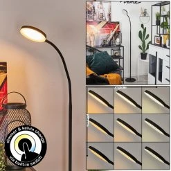 Hofstein Haltia Stehleuchte LED Schwarz, 1-flammig