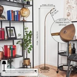 Hofstein Haltia Stehleuchte LED Bronze, 1-flammig -LED Leuchten Verkäufe 2022 haltia stehleuchte h3590010 3