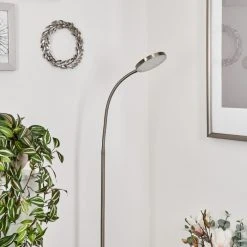 Hofstein Haltia Stehleuchte LED Nickel-Matt, 1-flammig -LED Leuchten Verkäufe 2022 haltia stehleuchte h3653173 9