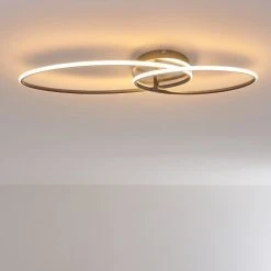 Hofstein Harpeth Deckenleuchte LED Nickel-Matt, 1-flammig -LED Leuchten Verkäufe 2022 harpeth deckenleuchte h3311653 13