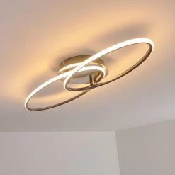 Hofstein Harpeth Deckenleuchte LED Nickel-Matt, 1-flammig -LED Leuchten Verkäufe 2022 harpeth deckenleuchte h3311653 2