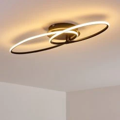 Hofstein Harpeth Deckenleuchte LED Schwarz, 1-flammig -LED Leuchten Verkäufe 2022 harpeth deckenleuchte h3311677 11