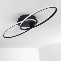 Hofstein Harpeth Deckenleuchte LED Schwarz, 1-flammig -LED Leuchten Verkäufe 2022 harpeth deckenleuchte h3311677 12