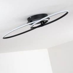 Hofstein Harpeth Deckenleuchte LED Schwarz, 1-flammig -LED Leuchten Verkäufe 2022 harpeth deckenleuchte h3311677 14