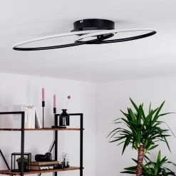 Hofstein Harpeth Deckenleuchte LED Schwarz, 1-flammig, Fernbedienung -LED Leuchten Verkäufe 2022 harpeth deckenleuchte h3375341 8