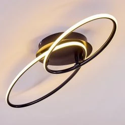 Hofstein Harpeth Deckenleuchte LED Schwarz, 1-flammig, Fernbedienung -LED Leuchten Verkäufe 2022 harpeth deckenleuchte h3375341 9