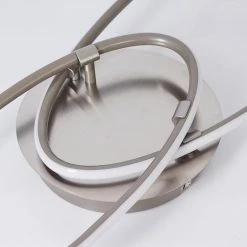 Hofstein Harpeth Deckenleuchte LED Nickel-Matt, 1-flammig -LED Leuchten Verkäufe 2022 harpeth deckenleuchte h3383049 2