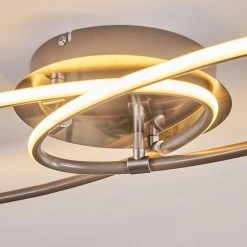 Hofstein Harpeth Deckenleuchte LED Nickel-Matt, 1-flammig -LED Leuchten Verkäufe 2022 harpeth deckenleuchte h3383049 5