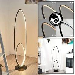 Hofstein Harpeth Stehleuchte LED Schwarz, 1-flammig