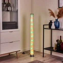 Hofstein Hatara Stehleuchte LED Chrom, 1-flammig, Fernbedienung, Farbwechsler -LED Leuchten Verkäufe 2022 hatara stehleuchte h3394960 10