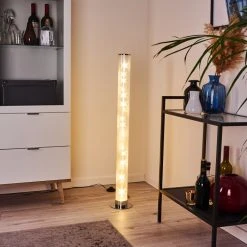Hofstein Hatara Stehleuchte LED Chrom, 1-flammig, Fernbedienung, Farbwechsler -LED Leuchten Verkäufe 2022 hatara stehleuchte h3394960 6
