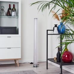 Hofstein Hatara Stehleuchte LED Chrom, 1-flammig, Fernbedienung, Farbwechsler -LED Leuchten Verkäufe 2022 hatara stehleuchte h3394960 9