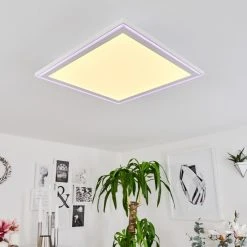 Hofstein Haumonia Deckenpanel LED Wei&szlig;, 2-flammig, Fernbedienung, Farbwechsler -LED Leuchten Verkäufe 2022 haumonia deckenpanel h3562635 6