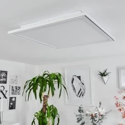 Hofstein Haumonia Deckenpanel LED Wei&szlig;, 2-flammig, Fernbedienung, Farbwechsler -LED Leuchten Verkäufe 2022 haumonia deckenpanel h3562659 11