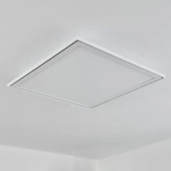 Hofstein Haumonia Deckenpanel LED Wei&szlig;, 2-flammig, Fernbedienung, Farbwechsler -LED Leuchten Verkäufe 2022 haumonia deckenpanel h3562659 7