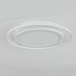 Hofstein Haumonia Deckenpanel LED Wei&szlig;, 2-flammig, Fernbedienung, Farbwechsler -LED Leuchten Verkäufe 2022 haumonia deckenpanel h3562673 7