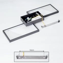 Hofstein Haya Deckenleuchte LED Schwarz, 2-flammig -LED Leuchten Verkäufe 2022 haya deckenleuchte h3381748 4