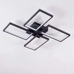 Hofstein Haya Deckenleuchte LED Schwarz, 4-flammig -LED Leuchten Verkäufe 2022 haya deckenleuchte h3381762 7