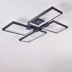 Hofstein Haya Deckenleuchte LED Schwarz, 4-flammig -LED Leuchten Verkäufe 2022 haya deckenleuchte h3381762 9