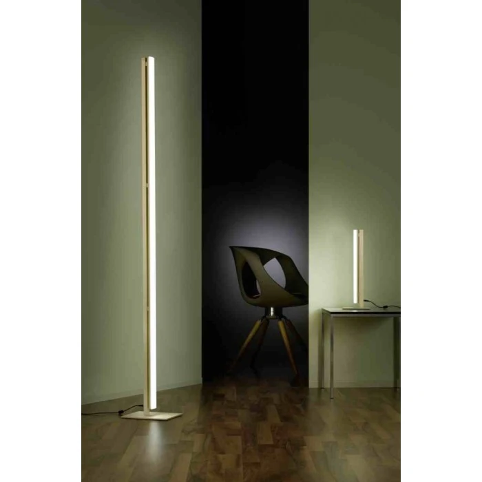 Helestra VENTA Stehleuchte LED Chrom, Champagnerfarben, 1-flammig 2 Helestra VENTA Stehleuchte LED Chrom, Champagnerfarben, 1-flammig – Bild 2