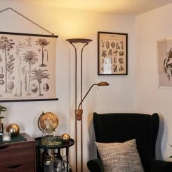 Hofstein Heuru Deckenfluter LED Bronze, 2-flammig -LED Leuchten Verkäufe 2022 heuru deckenfluter h3457047 10