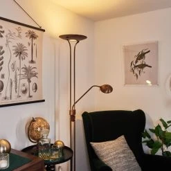 Hofstein Heuru Deckenfluter LED Bronze, 2-flammig -LED Leuchten Verkäufe 2022 heuru deckenfluter h3457047 8