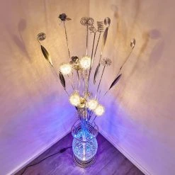 Hofstein Holar Stehleuchte LED Chrom, 6-flammig, Farbwechsler -LED Leuchten Verkäufe 2022 holar stehleuchte h3162453 do1 15