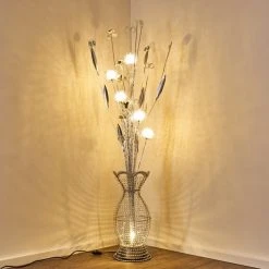 Hofstein Holar Stehleuchte LED Chrom, 6-flammig, Farbwechsler -LED Leuchten Verkäufe 2022 holar stehleuchte h3162453 do1 2