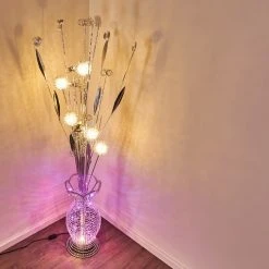 Hofstein Holar Stehleuchte LED Chrom, 6-flammig, Farbwechsler -LED Leuchten Verkäufe 2022 holar stehleuchte h3162453 do1 22