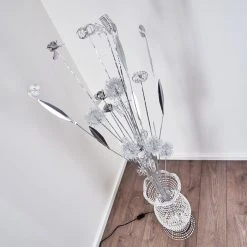 Hofstein Holar Stehleuchte LED Chrom, 6-flammig, Farbwechsler -LED Leuchten Verkäufe 2022 holar stehleuchte h3162453 do1 24