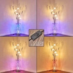 Hofstein Holar Stehleuchte LED Chrom, 6-flammig, Farbwechsler -LED Leuchten Verkäufe 2022 holar stehleuchte h3162453 do1 3