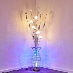 Hofstein Holar Stehleuchte LED Chrom, 6-flammig, Farbwechsler -LED Leuchten Verkäufe 2022 holar stehleuchte h3162453 do1 9