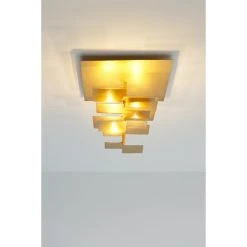 Holländer SCACCHI Deckenleuchte LED Gold, 9-flammig