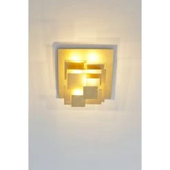 Holl&auml;nder SCACCHI Deckenleuchte LED Gold, 9-flammig -LED Leuchten Verkäufe 2022 hollaender scacchi deckenleuchte 300 k 1683 2